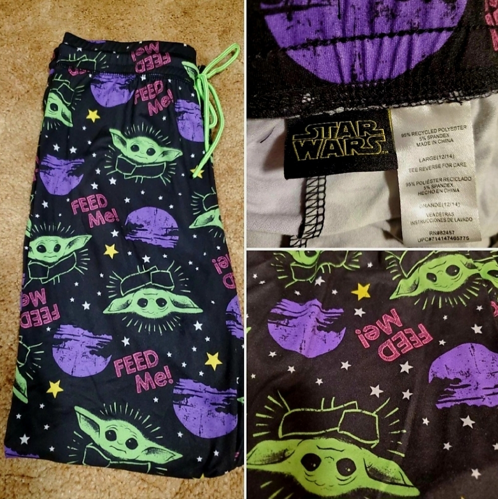 Star Wars PJ Joggers/LARGE/NWOT